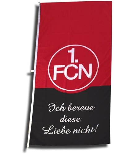 FC Nuremberg FCN Hoisting Flag 150 cm x 100 m Red/Black