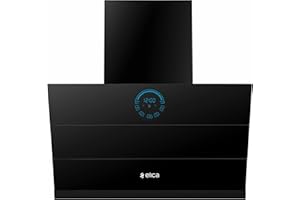 Elica 60 cm 1350 m3/hr Filterless Autoclean Angular Kitchen Chimney with 15 Years Warranty (EFL 108 HAC LTW VMS 60, Touch + P