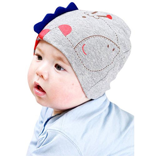 Wawoo®Infant Baby Beanie Hat Soft Cotton Sleeping Cap + Triangle Neckerchief Bandage Girls/Boys 3-24 Months Cartoon Horse