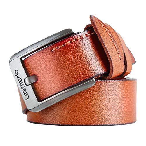 Hombres cinturón de cuero correa cinturones de piel diseñado para caballero