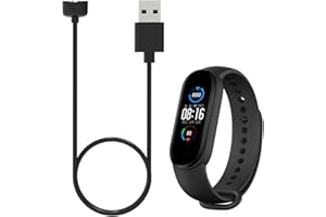 VIKYE Inteligentna ładowarka do Zegarka Magnetyczna, Wymiana Smartwatcha NFC Kabel ładujący USB Kompatybilny z Xiaomi Mi Band 5 6 7 dla Amazfit Band 5 3,3,3 Stopy (czarny)