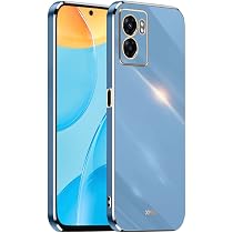 HAOYE Cover per OPPO A57s / OPPO A57 4G, Custodia in Colori Sfumato, Vetro Temperato Antigraffio Back Cover + Bordo in Silicone Morbido TPU Protettiva Case(4