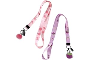 CWED 2 Stück Handy kette Universal zum Umhängen und - handschlaufe Kompatibel mit jedem Handy und Smartphone, Kette zum Umhängen, Hülle mit Kordel,Handyband zum umhängen