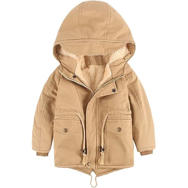 Peuter kinderen baby meisjes jongens effen wol jas bovenkleding ritssluiting warm fleece winter bovenkleding met 2 zakken, blauw, 3-4 Jaar