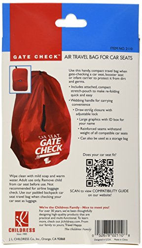 JLChildress 2110 – Kindersitz Transporttasche Gate-Check - 7