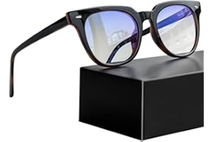 KANASTAL Blaulichtfilter Brille Ohne Sehstärke TR90 Anti Blaulicht Brille Herren und Damen Blaufilter Brille Entspiegelt für PC/Handy/TV/Gaming UV 400 Schutz