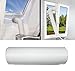 Produktbild JOYOOO 1.5M Länge PVC Abluftschlauch Luftschlauch flexibel für mobile Klimageräte /counterclockwise installation direction(Ø 15cm 1.5M lange)