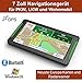 Produktbild periwinkLuQ GPS Auto Navigationsgerät Auto 7 Zoll Windows System CE 6.0 Navigation 8 GB Bluetooth Bildschirm HD Touch Mapping Europa frei für Das Leben Europa Karte