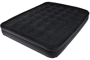 Jilong Queen CBH 2 Mann Campingbett 203x157x38 XXL Velour Luftbett Luftmatratze Gästebett extra hoch