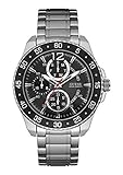 Guess Herren Analog Quarz Uhr mit Edelstahl Armband W0797G2