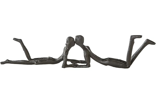 Casablanca Design Skulptur Loving brüniert 30cm 74607 Marron
