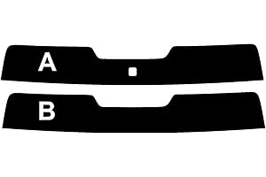 PSSC WINDOW FILM PSSC Pre Cut Sun Strip Car Window Films for Citroen C1 5 Door Hatch 2005 to 2013 35% Medium Tint