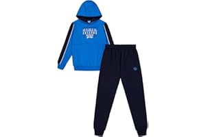 ALPHADVENTURE - Chándal Niño Completo, Conjunto Deportivo, Set 2 Piezas Sudadera y Pantalón Deportivo, Chándal para Colegio - Tallas desde los 6 hasta los 14 años.