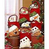 Material: Vliesstoff LoveAloe 1Pcs Weihnachtssüßigkeit sackt Geschenk-Weihnachtsdekoration-Süßigkeit-Beutel-Flitter-Christbaumschmuck-Versorgungsmaterialien, alter Mann ein