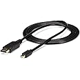 StarTech.com 10ft Mini DisplayPort to DisplayPort Cable - M/M - mDP to DP 1.2 Adapter Cable - Thunderbolt to DP w/ HBR2 Suppo
