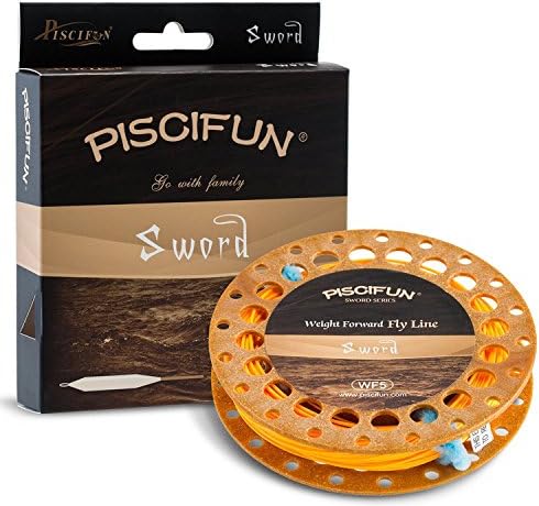 PiscifunSword Fly Fishing Line with Welded Loop, Weight Forward Floating Fly Fishing Line
