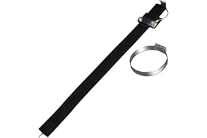 Kisbeibi A-nti - Correa estática para coche, correa de tierra electrostática, evita la electricidad estática del vehículo con un solo cable de cobre (tamaño: 33-41 cm)