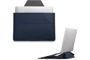 MOFT Funda de transporte para portátil y soporte, almacenamiento expandible, piezas ultra delgadas elegantes para portátiles de 15 a 16 pulgadas, Regalos para hombres y mujeres