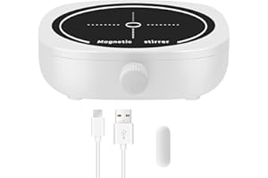 JIVIMOCO Agitatore Magnetico Mini Agitatore da Laboratorio Piastra Agitatore Portatile per Laboratorio