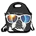 Produktbild Dog Pugs Glasses Total Solar Eclipse Lunch Box Bag Lunch Tote Lunch Holder With Adjustable Strap For Kids And Adults For School Picnic Office Travel Outdoor School