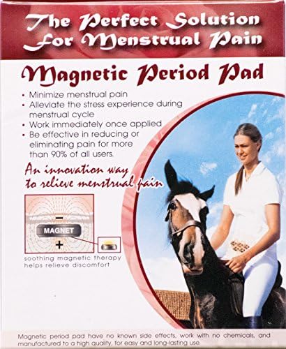 Magnetic Period Pad โ More Than 90% of Users Have Found Fast Relief of Period/Menstrual Pain, Stomach Cramps, Menopause, Stress, Contains 5 Powerful Neodymium Magnets of over 1300 Gauss. Free Delivery to UK