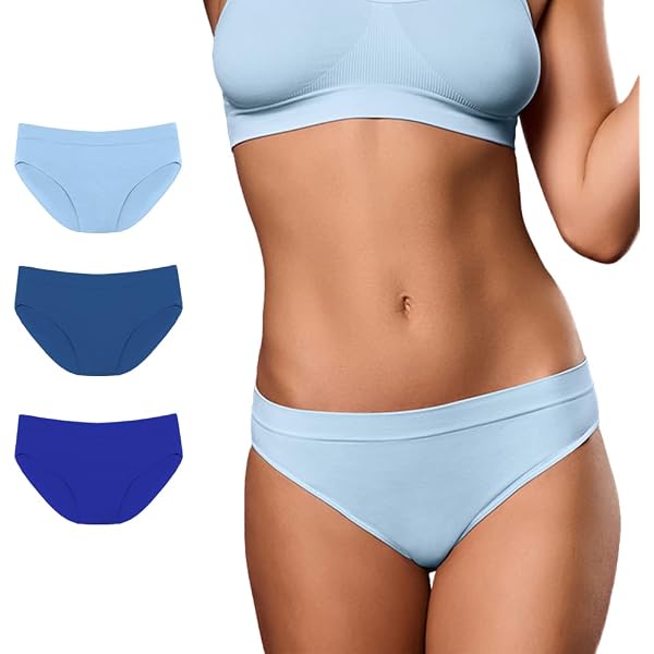 BELLISSIMA Slip in Microfibra Seamless Senza Cuciture Art. 014 3 Pezzi (S/M I/II 40/42, Bianco