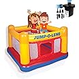 Toy Imagine™ Playground Inflatable Bouncer for Kids 1 to 6 Years Jumping Game Room Inflatable Bouncy Castle with Pump