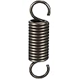 sourcing map Extended Tension Spring Wire Diameter 0.098", OD 0.71", Free Length 2.76" Spring Steel Small Dual Hook Tension Spring