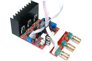 Hakeeta Verstärker-Bausatz, Verstärkerplatine, Computer-Lautsprecher-Stereo-Subwoofer-Platine 2.1 -Verstärker 3-Kanal-Lautsprecher-DIY-Teile mit thermischer Abschaltung