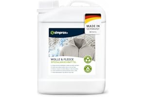 ‎SIMPRAX simprax® Fleece und Wollwaschmittel rückfettend, effektiv gegen Verfilzung, hält deine Kleidung weich und geschmeidig. Effektiv gegen Schmutz, Pflanzenbasiert, Hautverträglich, Merino, cashmere