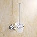 Produktbild QUEEN'S Moderne blaue und weiße Porzellan WC Badezimmer Halter Antike Crosslinks WC-Bürste WC-Bürste Kupferbecher , 2