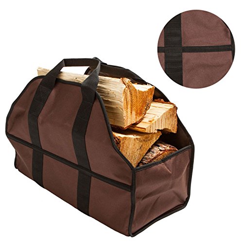 Kaminholz Tragetasche, Wildlead Oxford Tuch-Brennholz Fördermaschine Protokoll Einkaufstasche Inhaber, die für Kamin-Toolkit tragen - 2