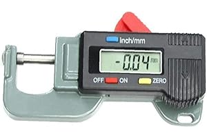 BYFRI Portable Preciso Spessore Digitale del Tester del Calibro di Metallo Tester Micrometro 0 a 12,7 Millimetri