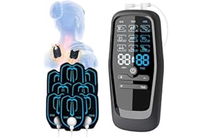 iWarmbase TENS/EMS/Massage Gerät Schmerztherapie, 3-in-1 Tensgeräte Reizstromgerät mit 27 Trainingsprogramme, Tens Gerät Natürliche Therapie gegen chronische Schmerzen und zum Muskelaufbau
