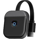 OBEST Wireless 4K Transmitter Receiver 2.4G/5G Adapter with HDMI Output | Miracast Screen Wireless Dongle, Clients Streaming