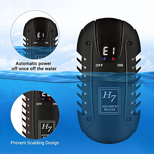 AQQA Aquarium Heizung 15W Mit LED-Anzeige - Einstel Produktbild-Vorschau 2