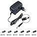 Produktbild Universal Ladegerät 12V 2A 5.5mm für Electronic Digital Piano Midi Klavir Trafo HDD Expansion Desk Mac Xtreme Theater Dockstar Seagate&WD HDD Belkin Netgear Linksys Wireless Router USB Hubs+6 Steckers