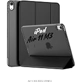iPad Air 11 2025 M3 &Ccedil;ip ile Uyumlu Katlanabilir Standlı Smart Cover Fuchsia Tablet Kılıfı