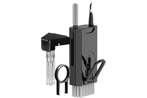 BLOOOK Keyboard Cleaning Kit, 8 in 1 Keyboard Cleaner Brush, Multifunction Cleaning Gadgets with Keycap Puller Screen,Cleaner Cloth, for Airpods Earbuds Smartphone Tablet Laptop Display Touchscreen