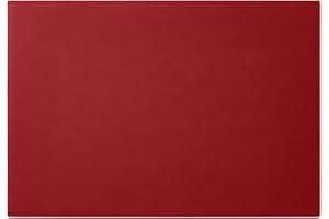 Eglooh - Mercurio - Sous main Bureau en Cuir Rouge Ferrari cm 65x45 - Coutures Artisanales et Fond Antidérapant - Made in Italy