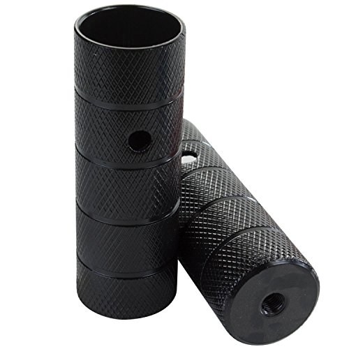 1 Paar 10mm oder 14 mm Schraubpegs BMX Peg Stahl oder Alu 3/8x26 TPI Zoll für Vollachse Gewinde Axle Trickachsen Fußrasten Fußraster