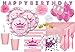 Produktbild 101 Deluxe Prinzessinnen Party Deko Set für 8 Personen Royal Princess - Krönchen
