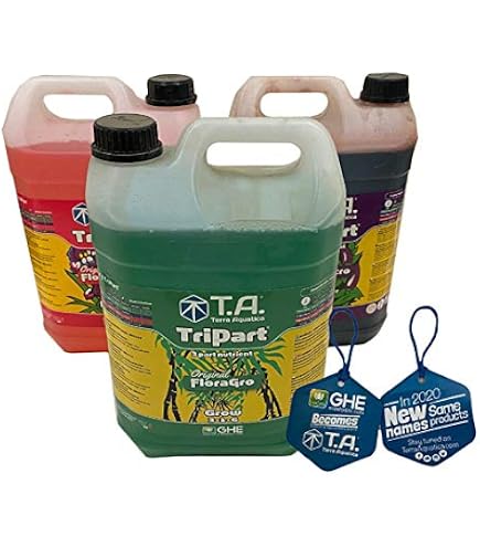 GHE T.A. Starter Kit Pro Organic - Nutriments Bio Complet Pour Culture 1 à 10 Plantes