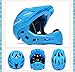 Produktbild 3M Kinder Balance Auto Skid Fahrrad Fahrrad Offroad Helm Reiten Helm Voller Helm Helm Abnehmbar,Blue