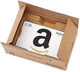 Amazon.de Geschenkkarte in Geschenkbox - 50 EUR (Lächeln)