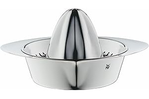 ‎WMF WMF Gourmet Zitruspresse manuell 9 cm, Limettenpresse, Cromargan Edelstahl mattiert, Saftpresse für Zitronen, Limetten, Apfelsinnen, Orange, Grapfruit
