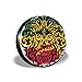 Produktbild Hshbgiu Tire Cover Tire Cover Wheel Covers,African Ethiopian Culture Wild Lion Head Grunge Style Flag Colors,for SUV Truck Camper Travel Trailer Accessories(14,15,16,17 Inch),Tire Cover Size15inches