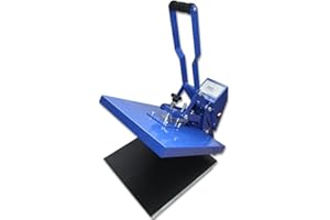 UKPRESS HPC480 High Pressure Heat Press 38x38 cm Sublimation Printing Machine for T Shirt, Cushion Cover, Fabrics, Ceramics, Metals