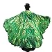 Produktbild Schmetterling Kostüm, SHOBDW Frauen Schmetterling Flügel Schal Schals Nymphe Pixie Poncho Kostüm Zubehör für Show / Daily / Party (Grün)