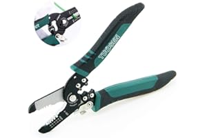 FANSEZQ Pince A Dénuder Multifonctionnelle, Coupe-Câble D'électricien, Dénudage De Câble, Peut Etre Utilisée Pour Couper / Dénuder / Sertir Les Câbles